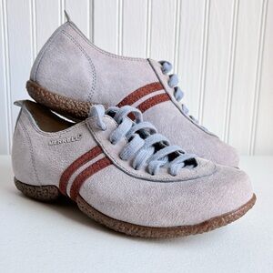 Merrell Duet Sport Striped Blue Denim Shoes Size 6 Casual Comfort Hike See Notes